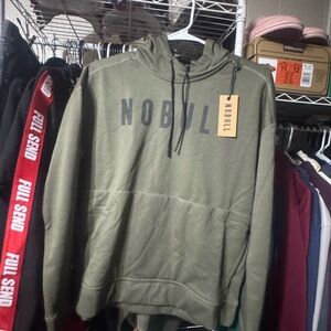NOBULL Men's Green Hoodie